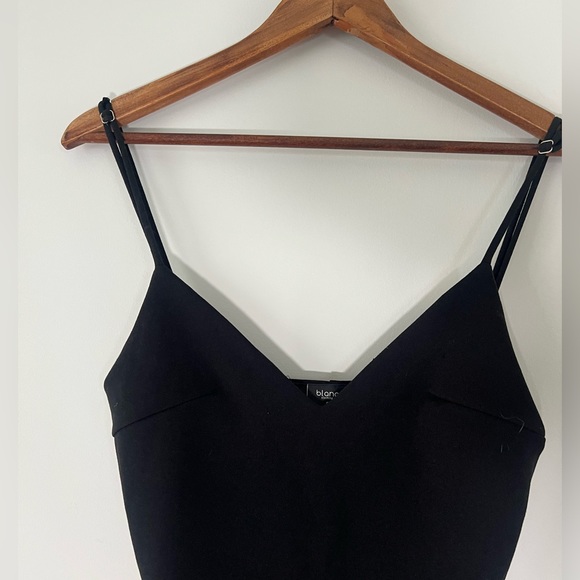 Black spaghetti strap dress with double sequence slit. Size small. Never worn. - Picture 5 of 5